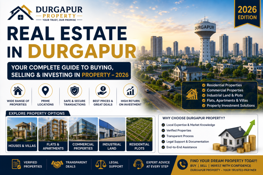 Real Estate in Durgapur – Your Complete Guide to Buying, Selling & Investing in Property - 2026