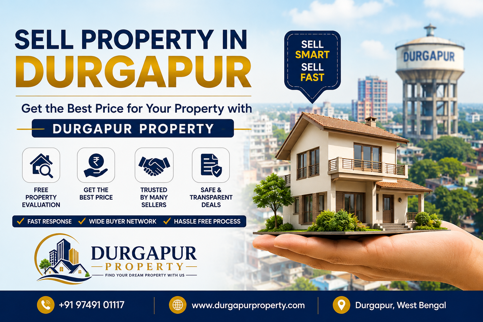 Sell Property in Durgapur – Get the Best Price for Your Property with Durgapur Property