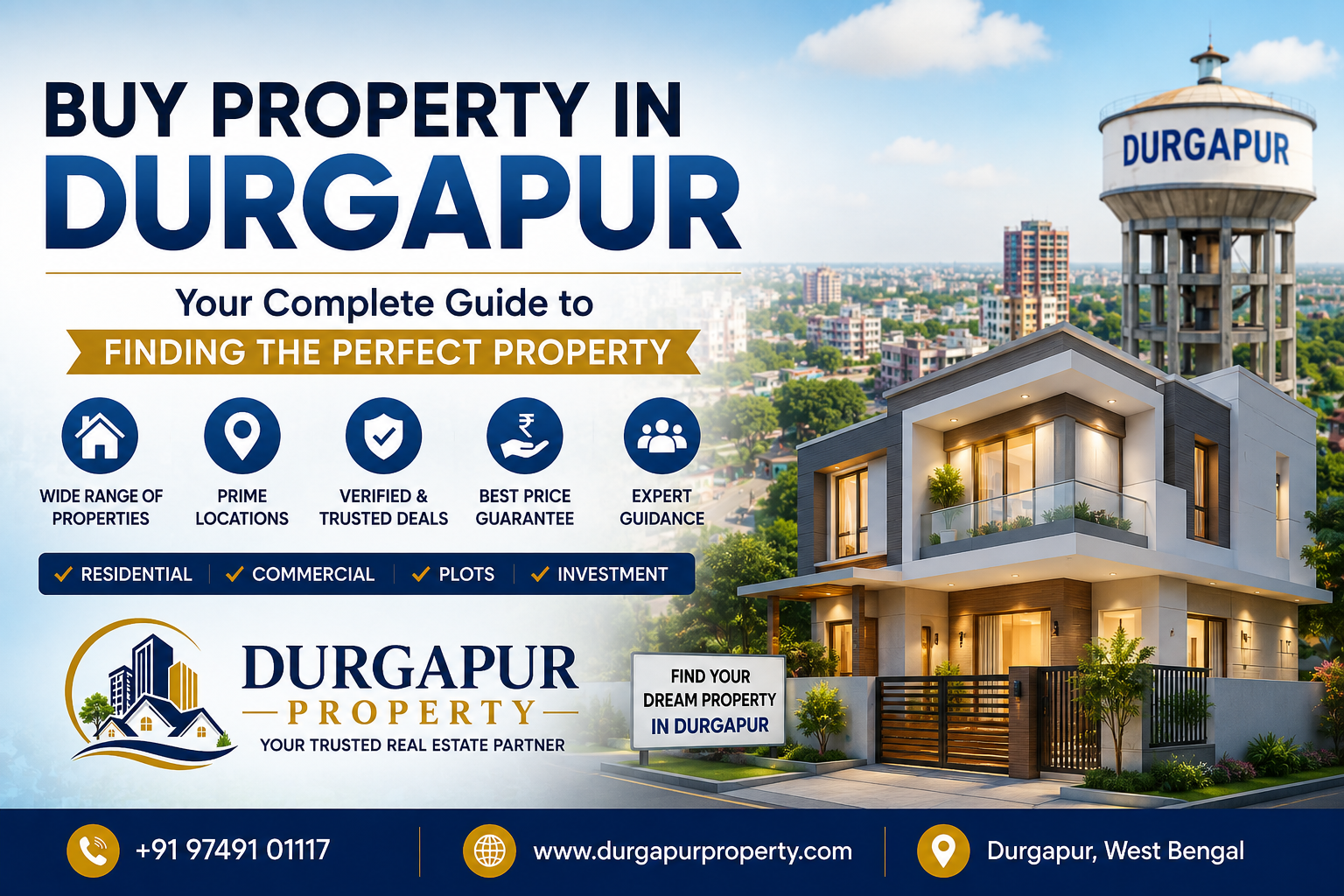Buy Property in Durgapur – Your Complete Guide to Finding the Perfect Property