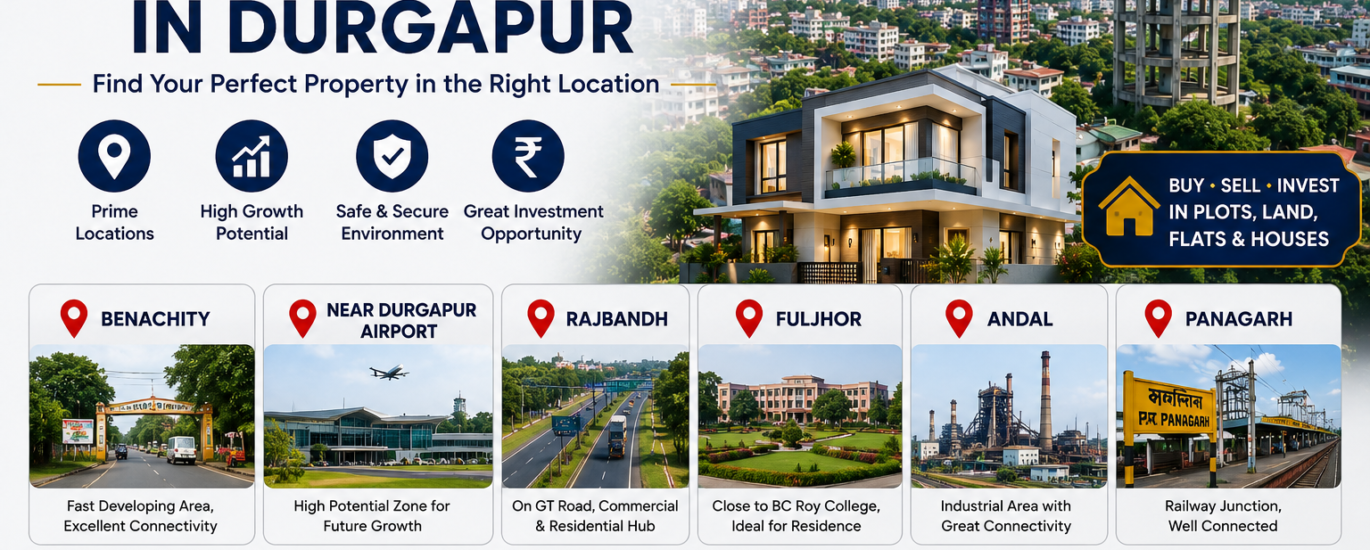 Best Locations to Buy Property in Durgapur