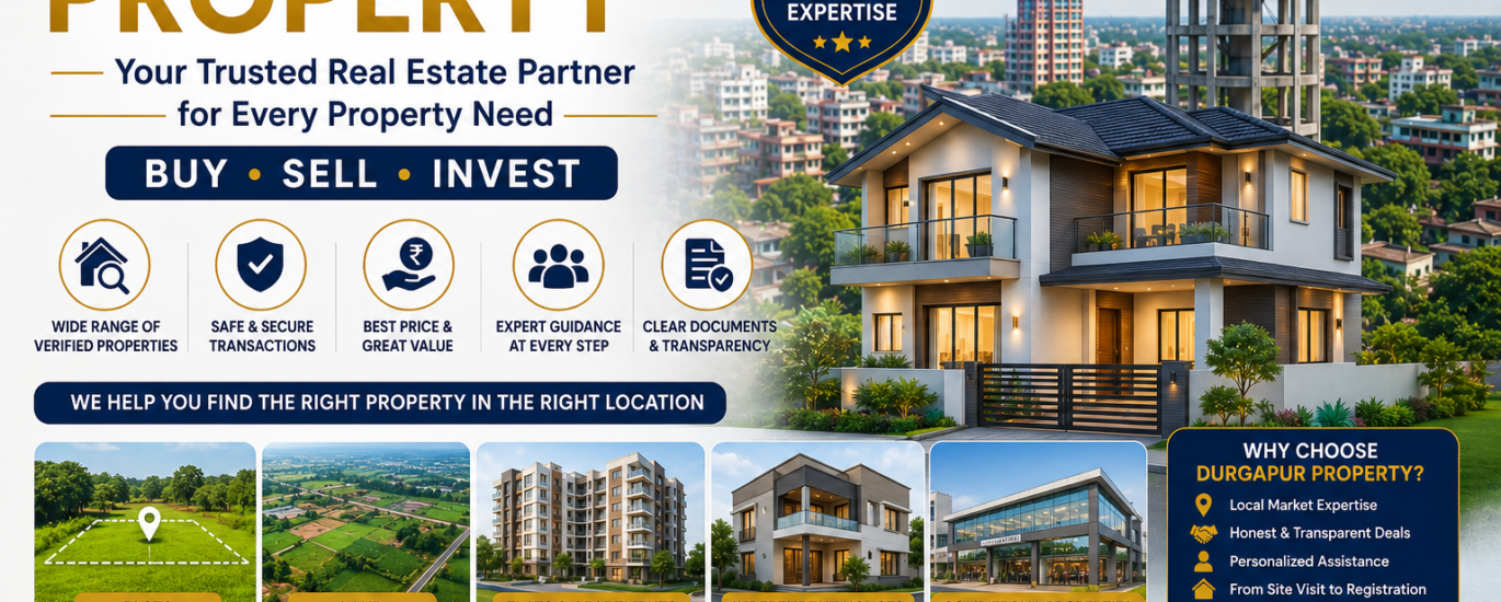 Durgapur Property – Your Trusted Real Estate Partner for Every Property Need