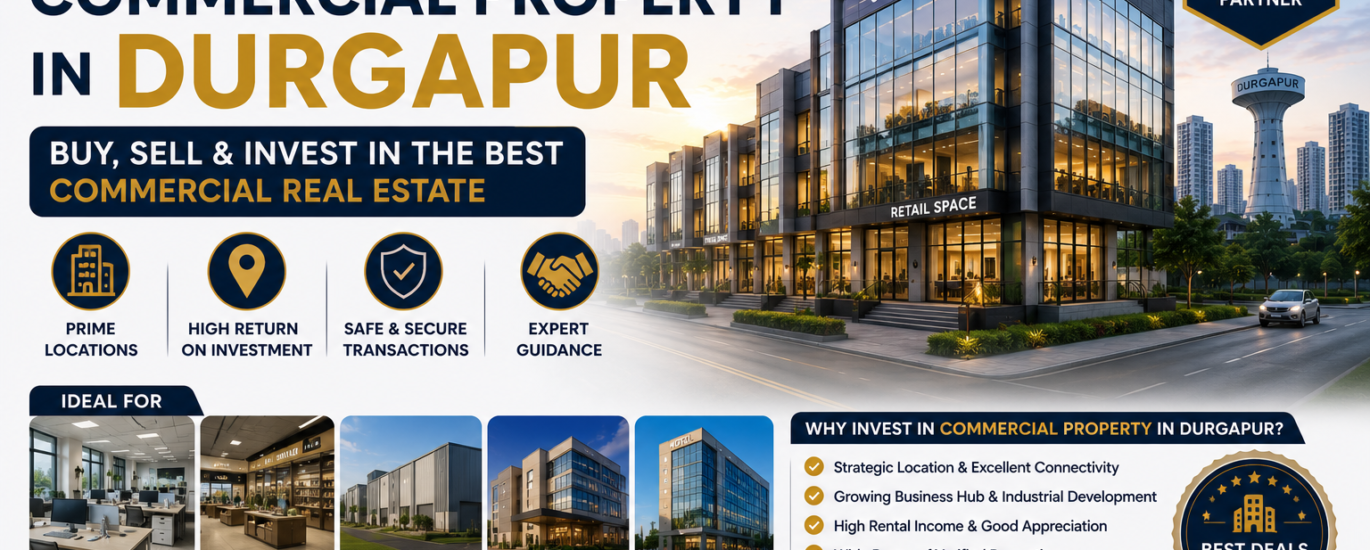 Commercial Property in Durgapur – Buy, Sell & Invest in the Best Commercial Real Estate - 2026