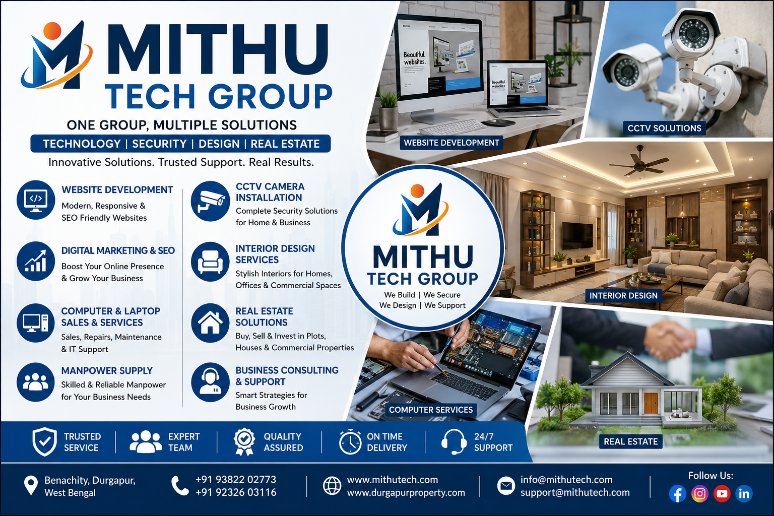 Mithu Tech Group – Your Trusted Partner for Technology, Real Estate, Interior Design & Business Solutions