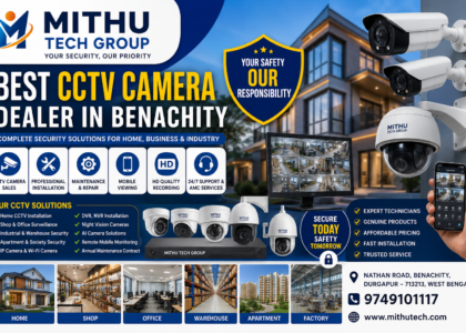 Best CCTV Camera Dealer in Benachity, Durgapur – Complete Security Solutions by Mithu Tech Group