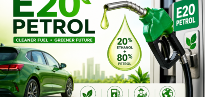 E20 Petrol Explained: Benefits, Mileage, Engine Compatibility, Price & Complete Guide (2026)