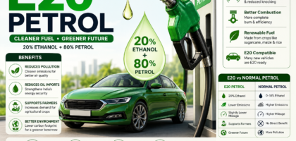 E20 Petrol Complete Guide Engine Performance, Mileage, Advantages, Disadvantages, Maintenance & Myths