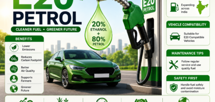 E20 Petrol Price, Availability, Vehicle Compatibility, Safety, Storage, Maintenance & Future Scope (2026)