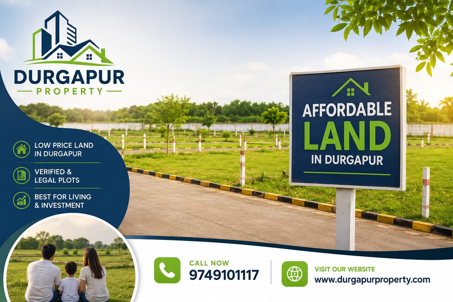 Low Price Land in Durgapur | Affordable Plots | Durgapur Property - 2026