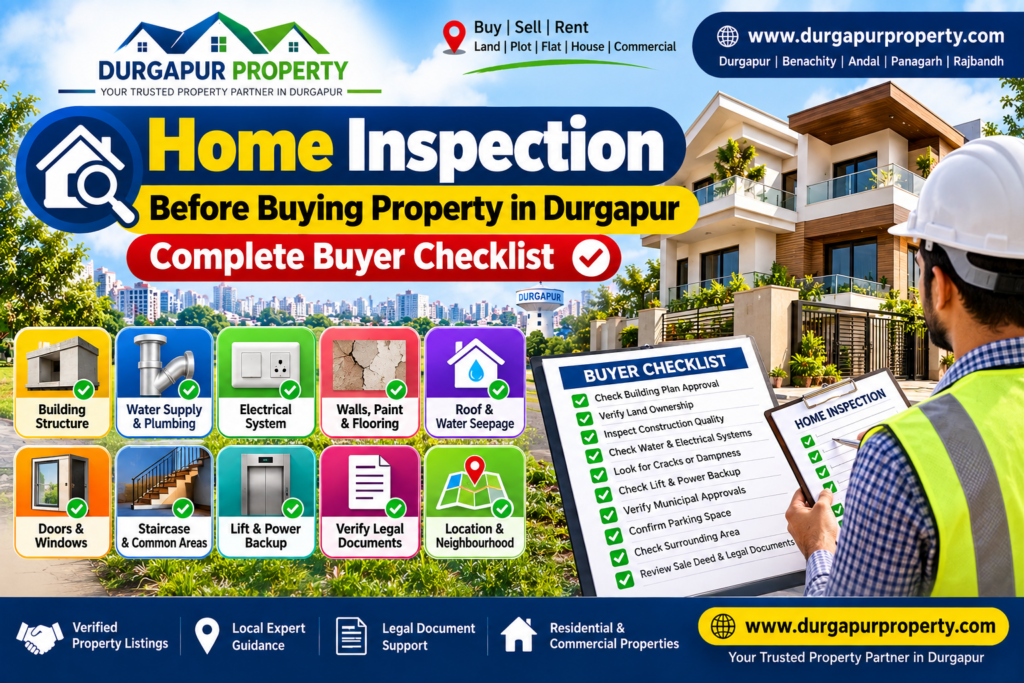 Home Inspection Before Buying Property in Durgapur: Complete Buyer Checklist