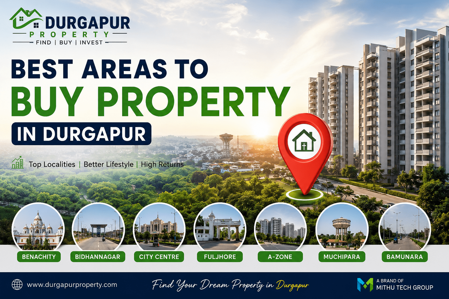 Best Areas to Buy Property in Durgapur