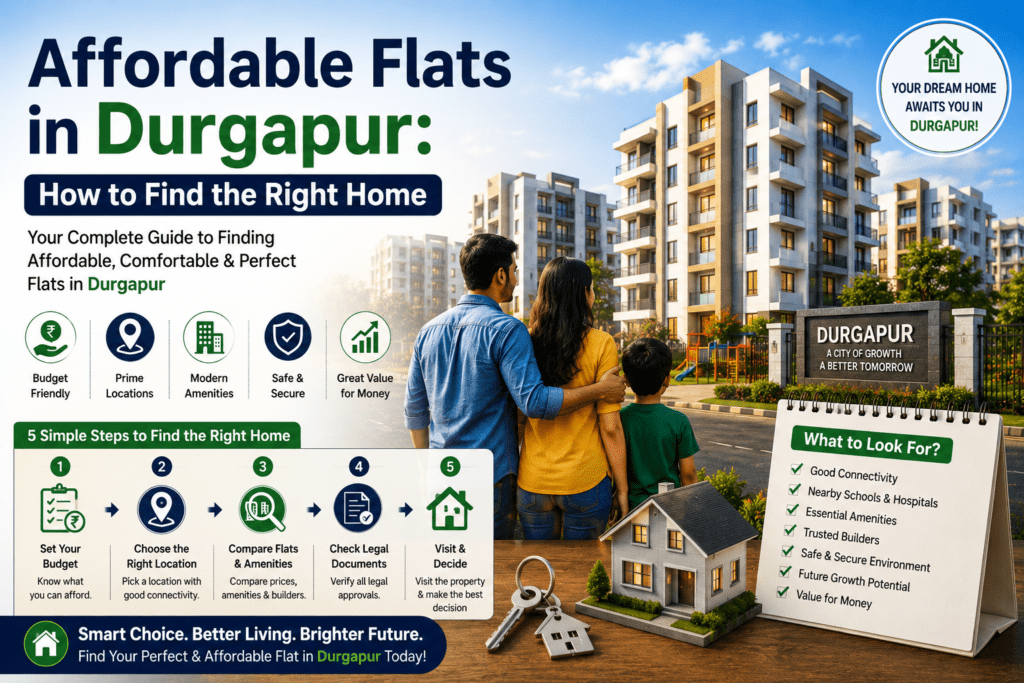 Flat for Sale in Durgapur: How to Choose the Right One