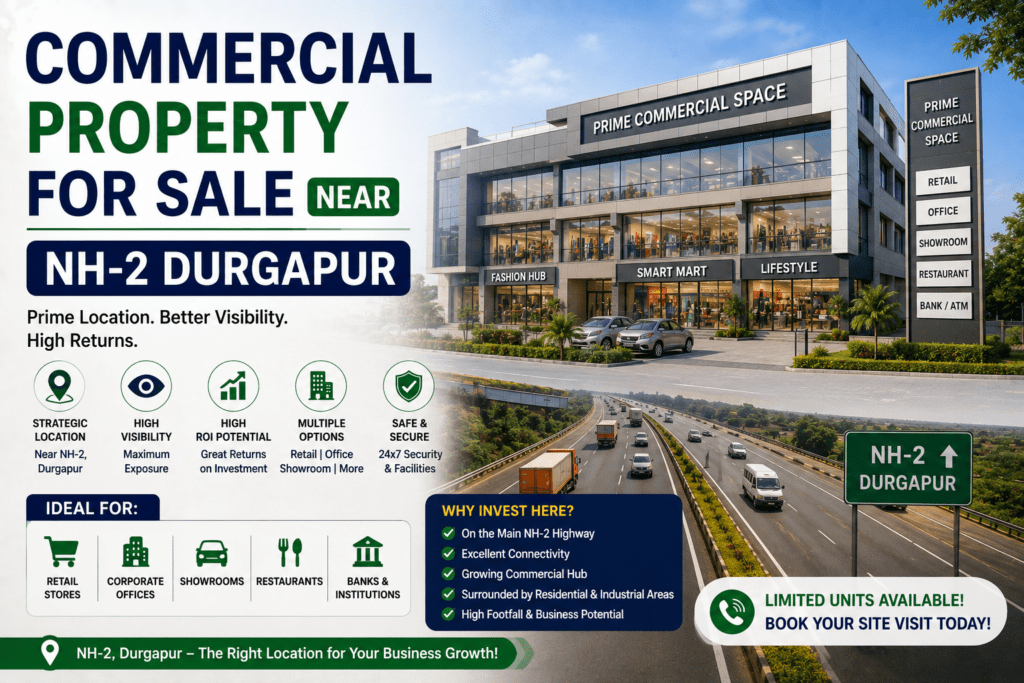 Commercial Property for Sale Near NH-2 Durgapur