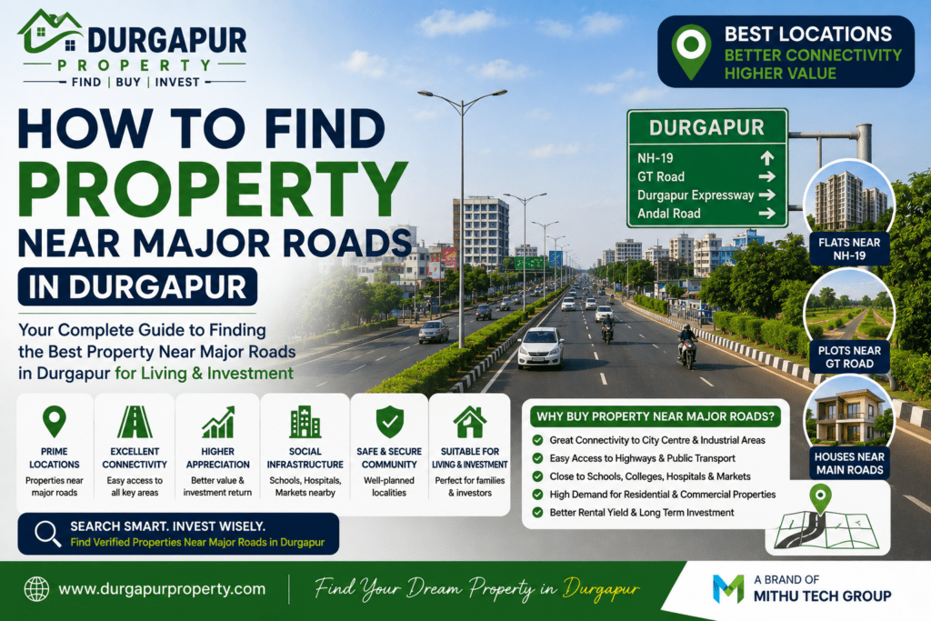 How to Find Property Near Major Roads in Durgapur - 2026