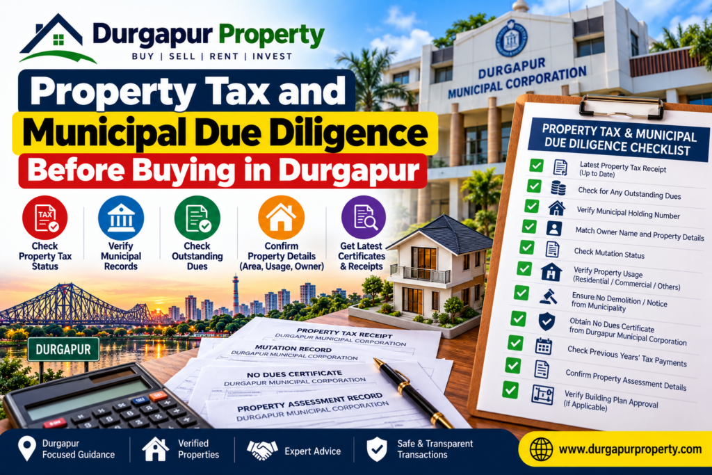Property Tax and Municipal Due Diligence Before Buying in Durgapur