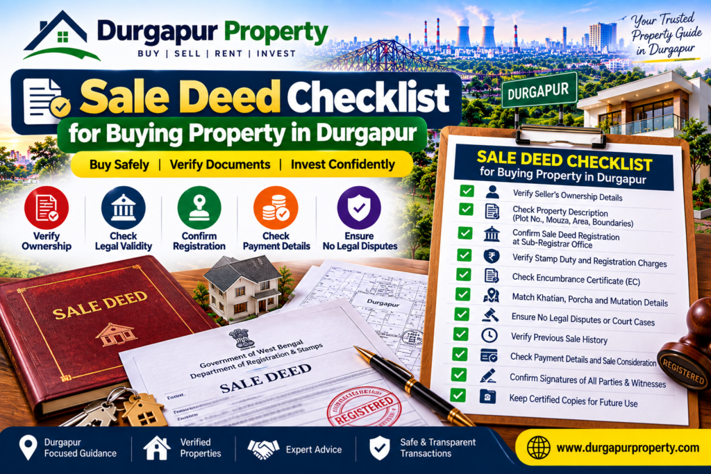 Sale Deed Checklist for Buying Property in Durgapur