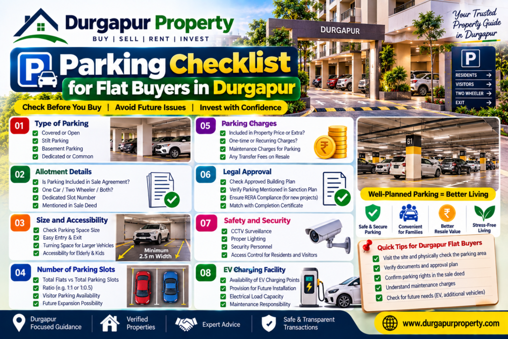 Parking Checklist for Flat Buyers in Durgapur