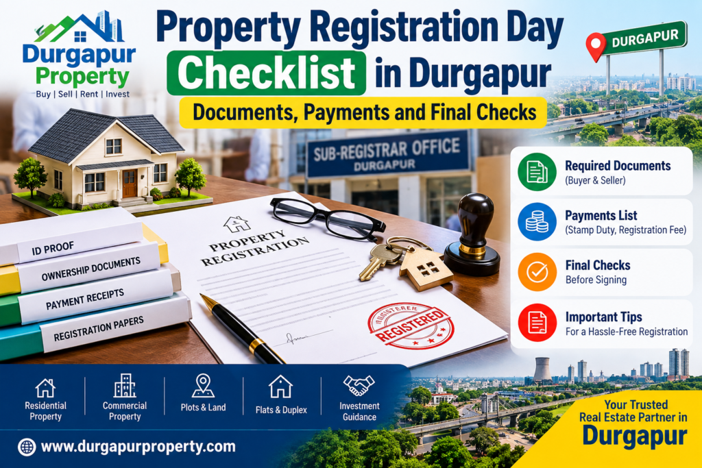 Property Registration Day Checklist in Durgapur: Documents, Payments and Final Checks
