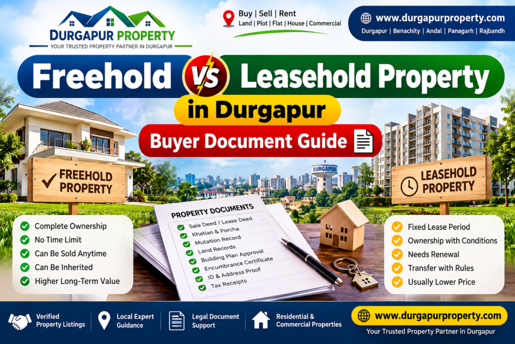 Freehold vs Leasehold Property in Durgapur: Buyer Document Guide