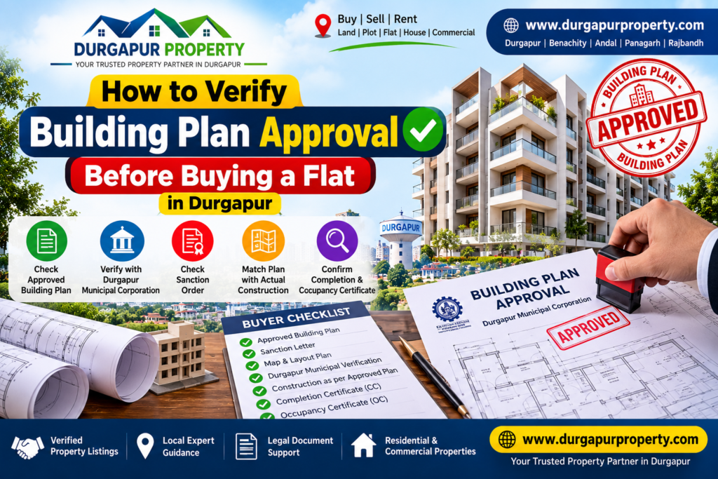 How to Verify Building Plan Approval Before Buying a Flat in Durgapur