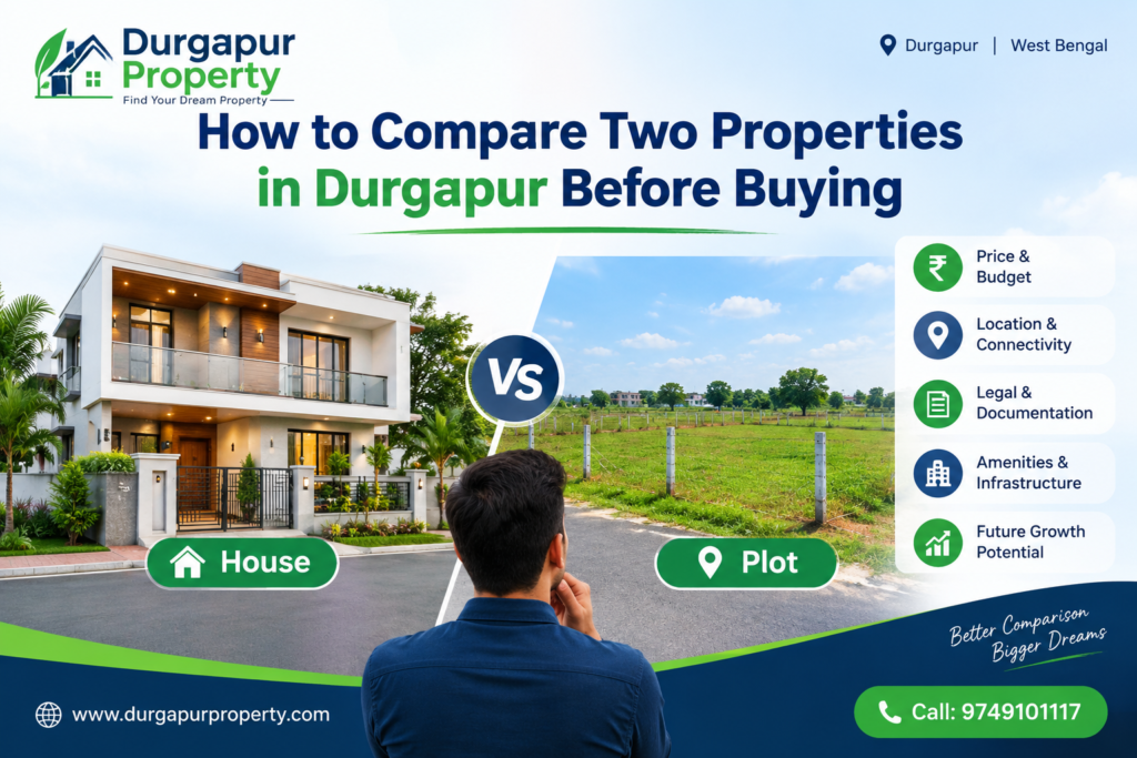 How to Compare Two Properties in Durgapur Before Buying