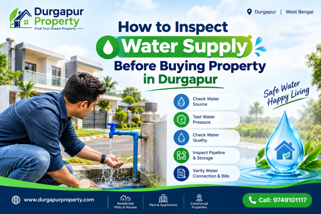 How to Inspect Water Supply Before Buying Property in Durgapur