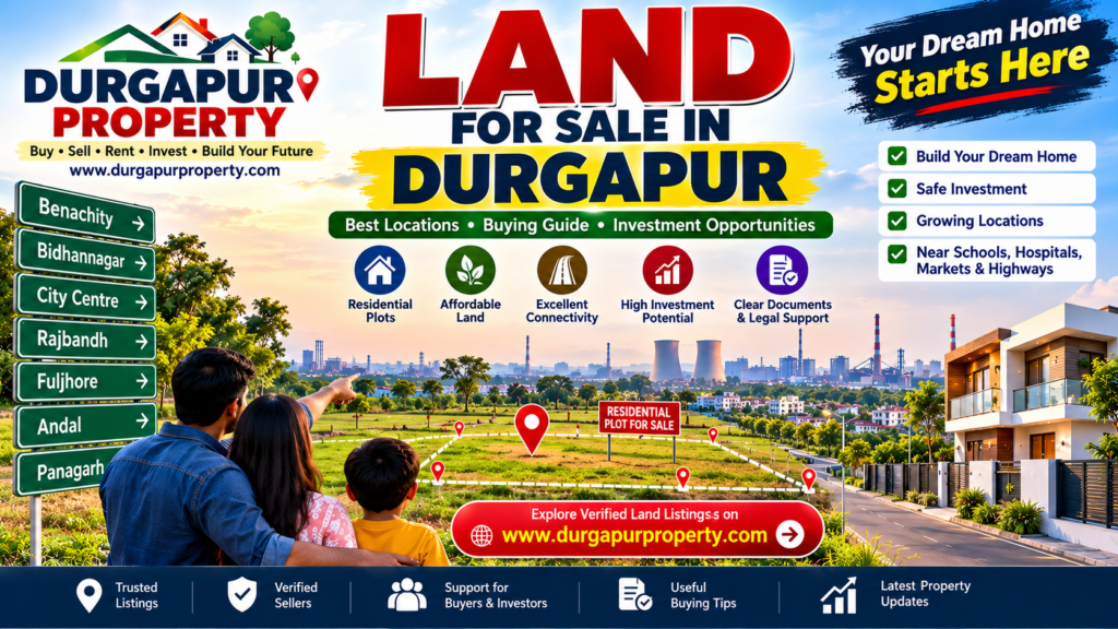 Land for Sale in Durgapur: Best Locations & Buying Guide