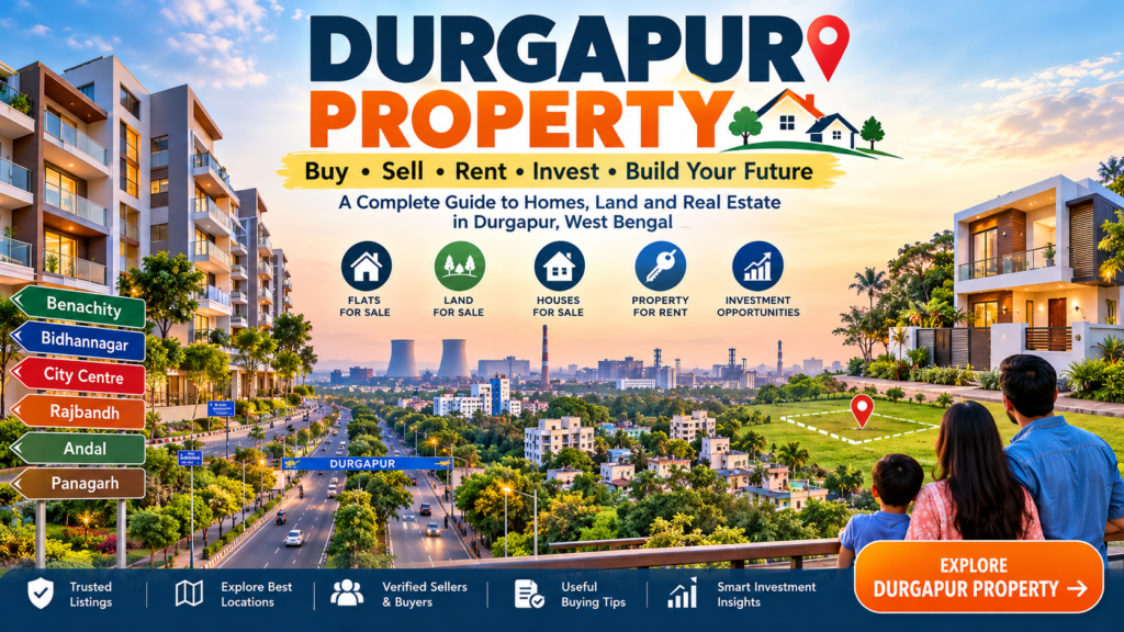 Durgapur Property: Discover the Best Places to Buy a Home, Invest in Land